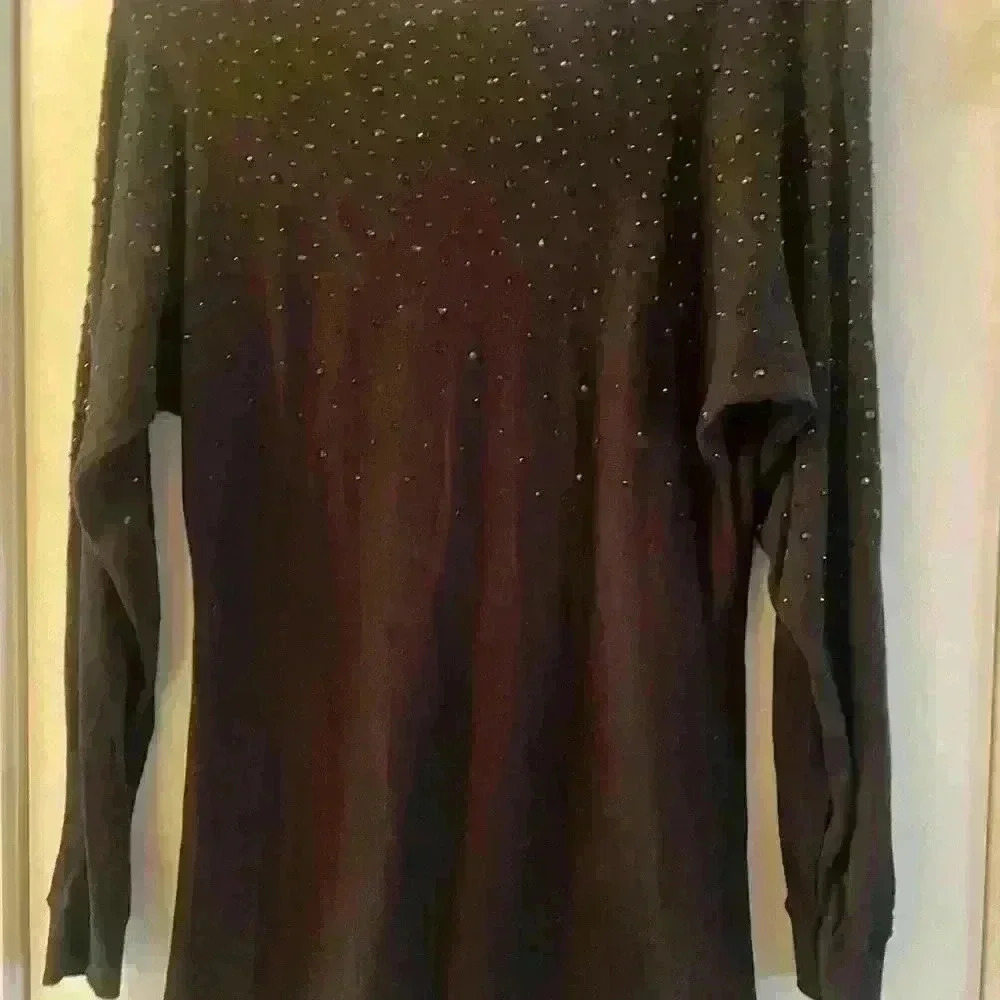 INC Sweater Tunic with Embellishments